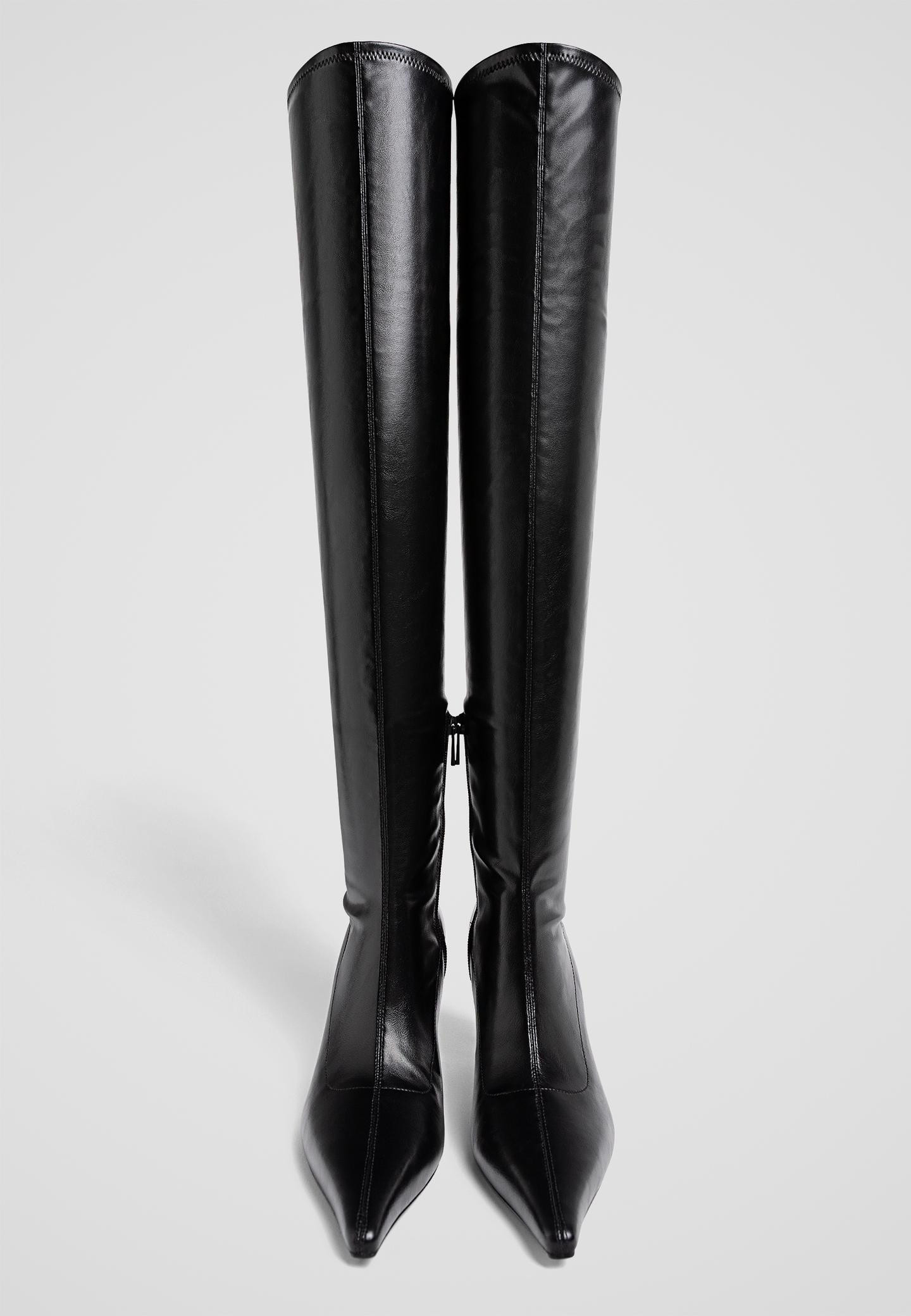 Over-the-knee boots with stiletto heels - Women's fashion | Stradivarius United Kingdom | Stradivarius (UK)