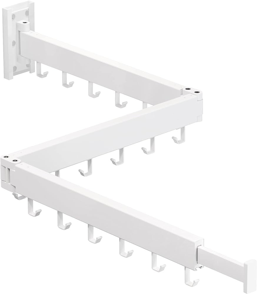 Clothes Drying Rack Wall Mounted,Drying Rack Clothing,Laundry Drying Rack Wall Mount,Collapsible ... | Amazon (US)