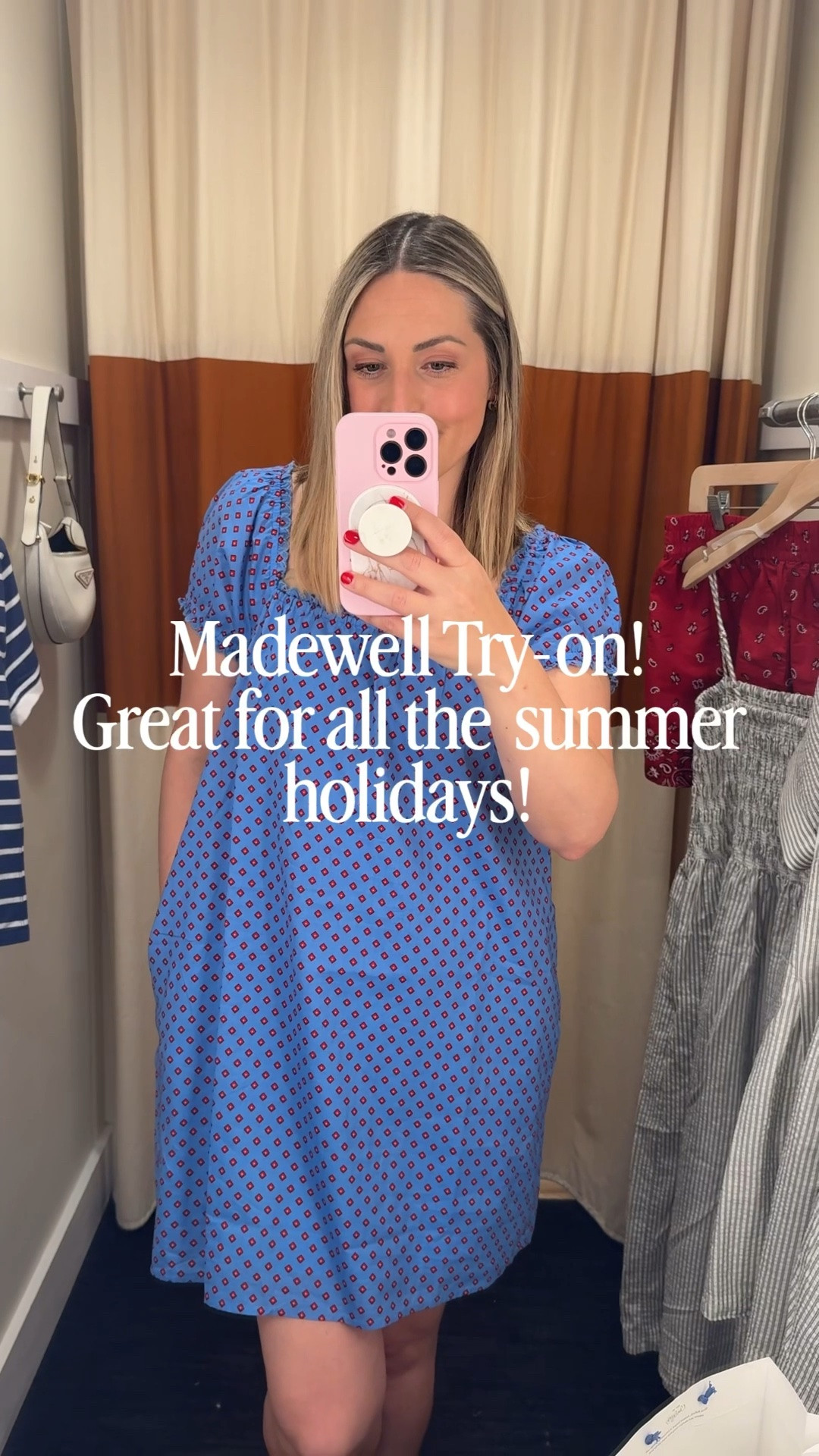 Madewell try-on!  Meant to get this up for their Memorial Day Sale, but better late than never!   They have so many cute red, white and blue pieces for all the summer holidays!  Also got the cutest little $15 cotton bandana to wrap around my neck! Obsessed. 

Summer outfits, summer style, summer dresses, shift dress, tshirts, striped tee, 4th of July outfits

#LTKootd #LTKWorkwear #LTKgrwm