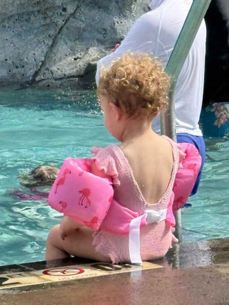 Toddler pool float wings! My daughter loved these but they are not US coast guard approved - FYI! 
Her swimsuit is lil Goldie 

#LTKtravel #LTKbaby