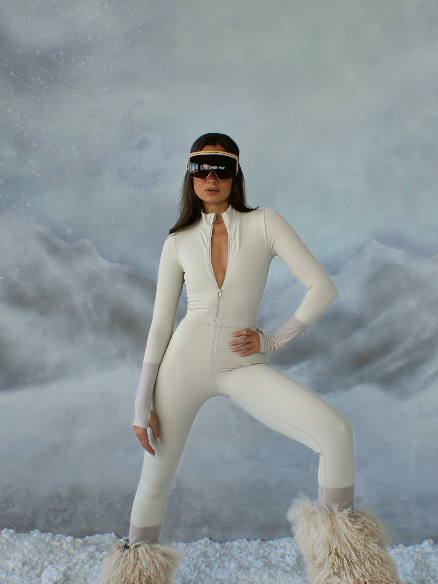 Zip Front Stirrup Jumpsuit | We Wore What