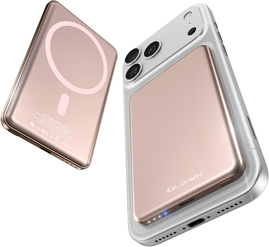 [0.3" Ultra Slim] [Alloy-Made] ULiXWH for Magsafe Portable Charger for iPhone, 2026 Upgrade 5000m... | Amazon (US)