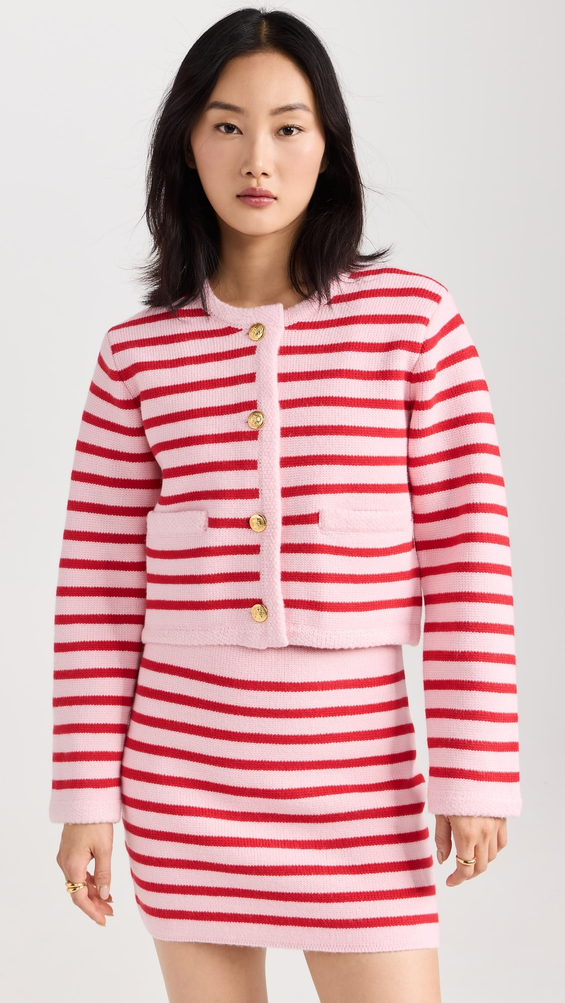 Knit Striped Sweater Cardigan | Shopbop