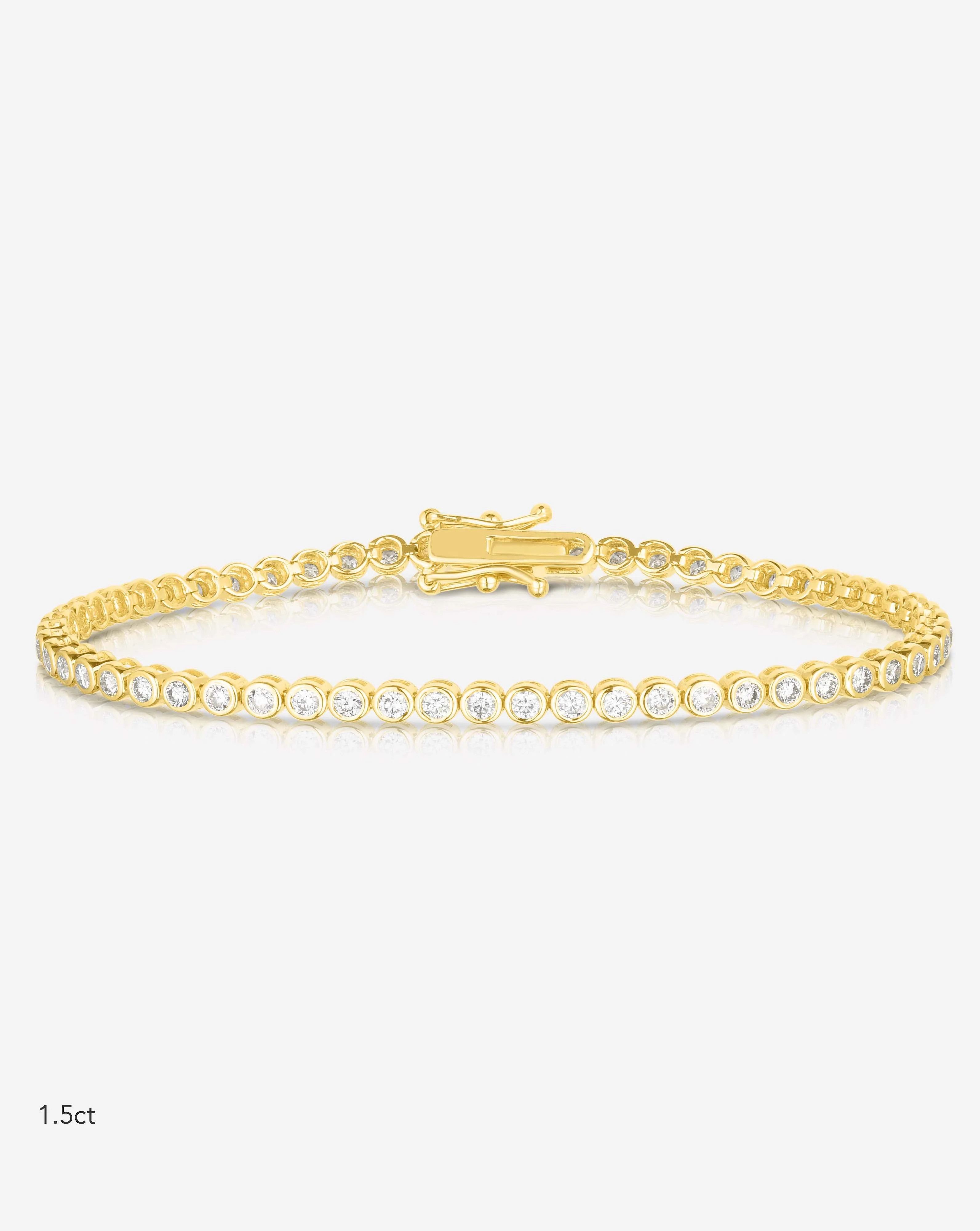 Bezel Classic Diamond Tennis Bracelet | Ring Concierge
