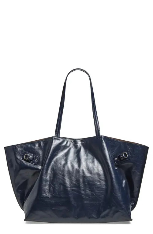 Proenza Schouler Days Leather Tote in Navy at Nordstrom | Nordstrom