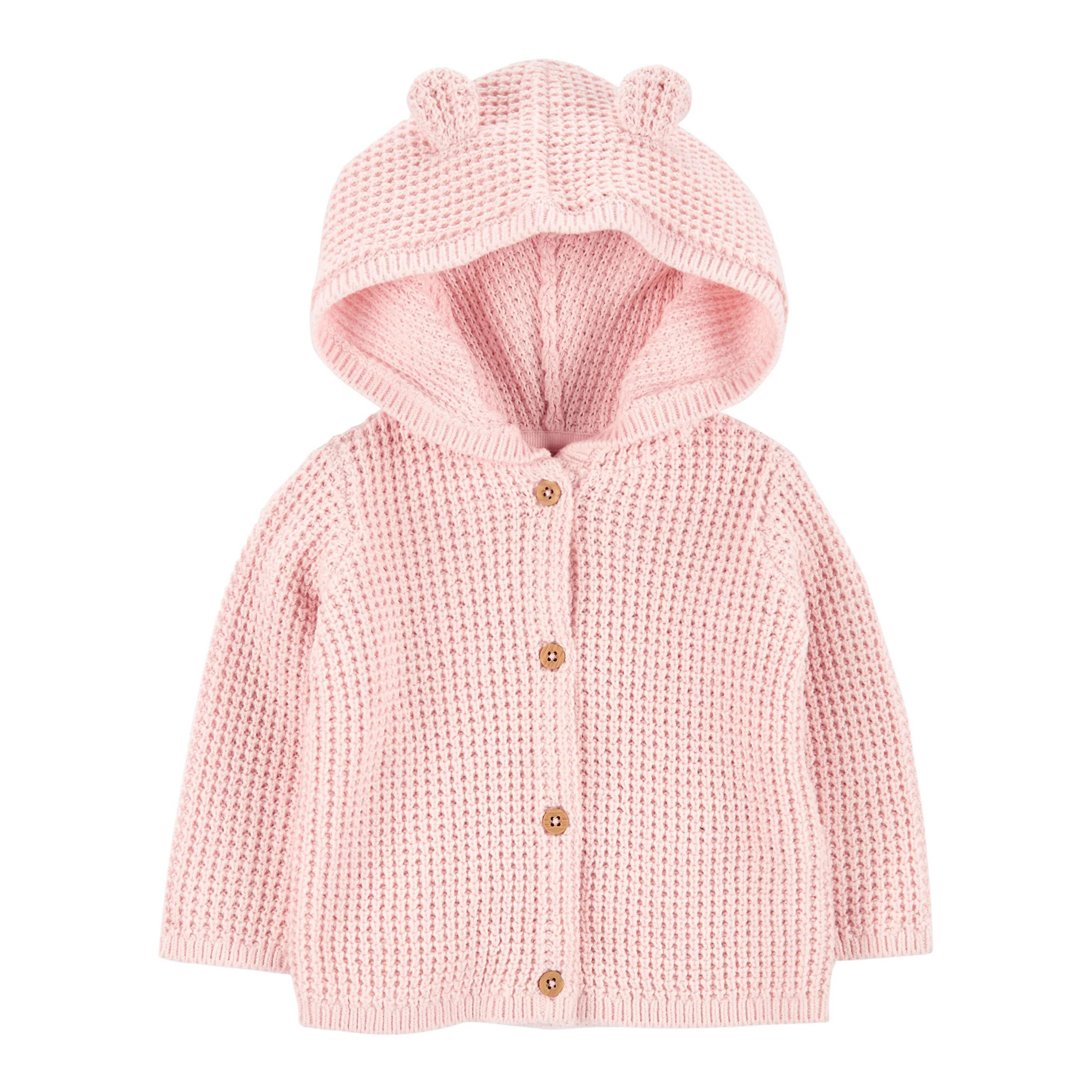 Baby Girl Carter's Hooded Cardigan | Kohl's