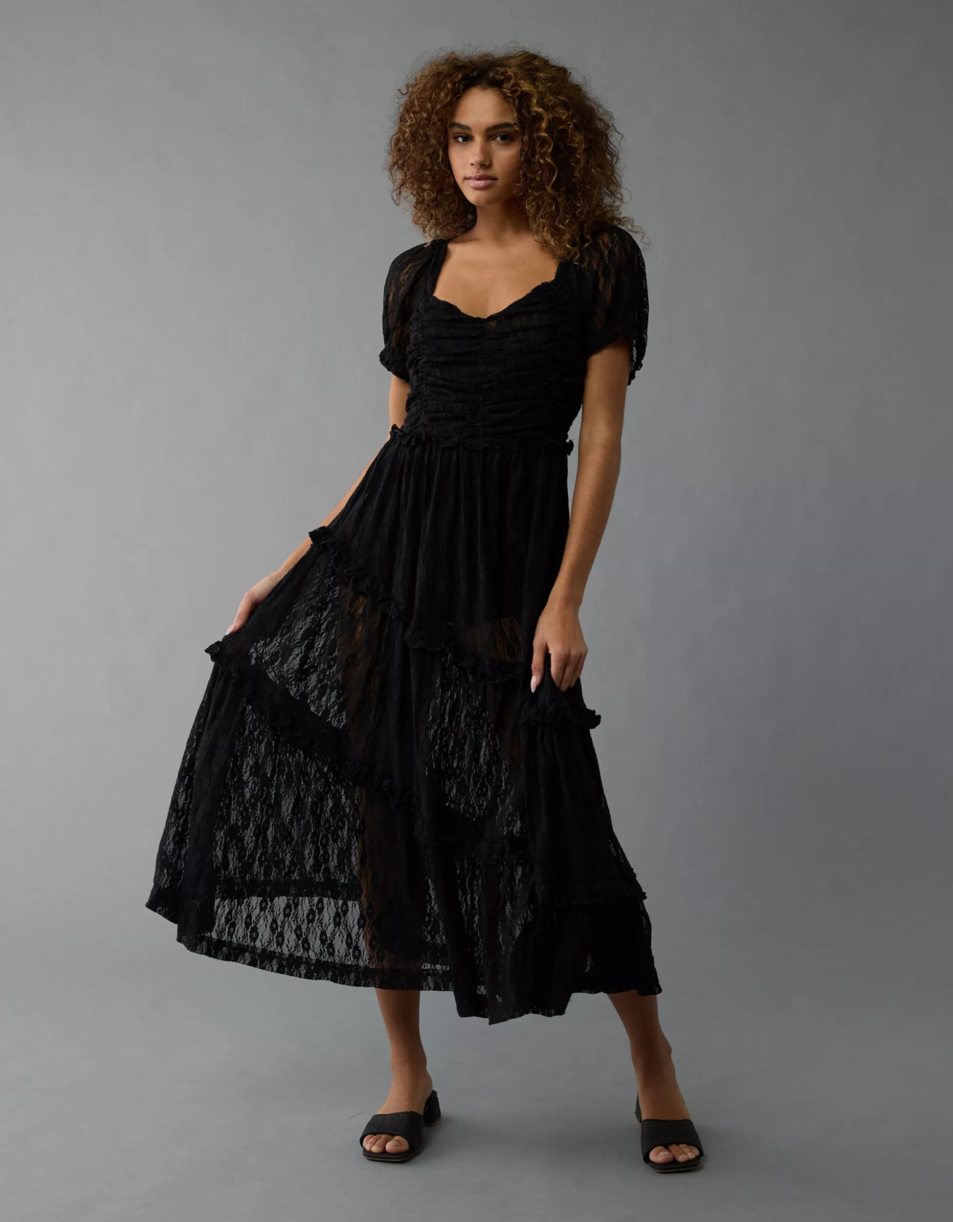 AE Lace Midi Dress | American Eagle Outfitters (US & CA)