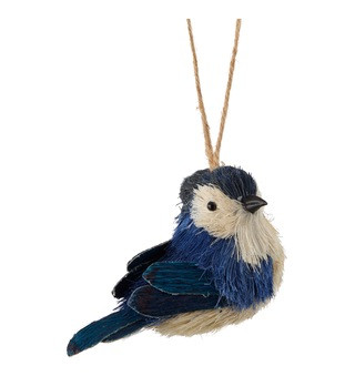 CANVAS Canadian Christmas Collection Sisal Blue Jay Ornament, 3.9-in | Canadian Tire