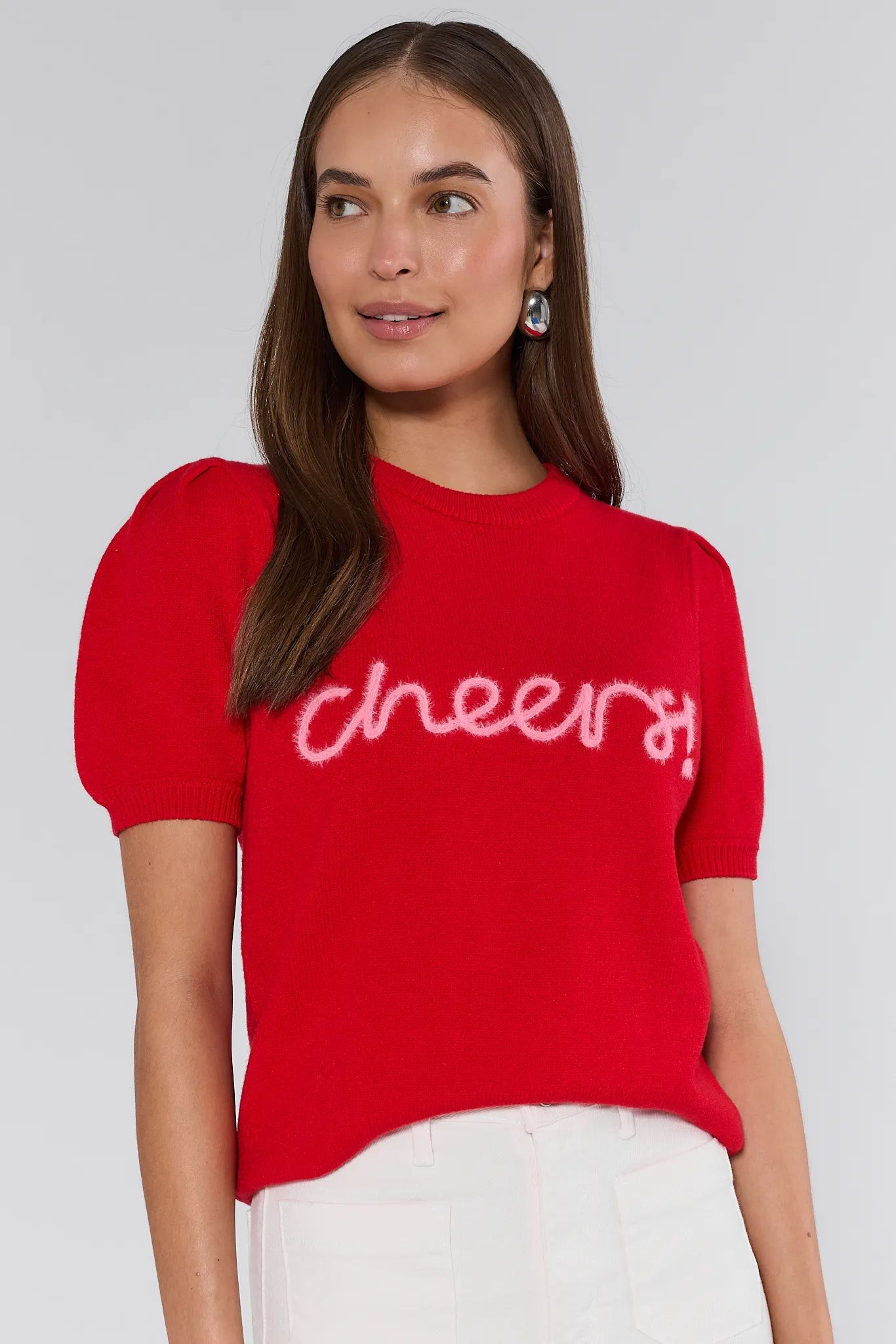 Cheers Red Knit Sweater | Avara