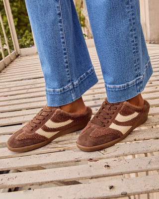Archer Shearling Faux Suede Sneaker | VICI