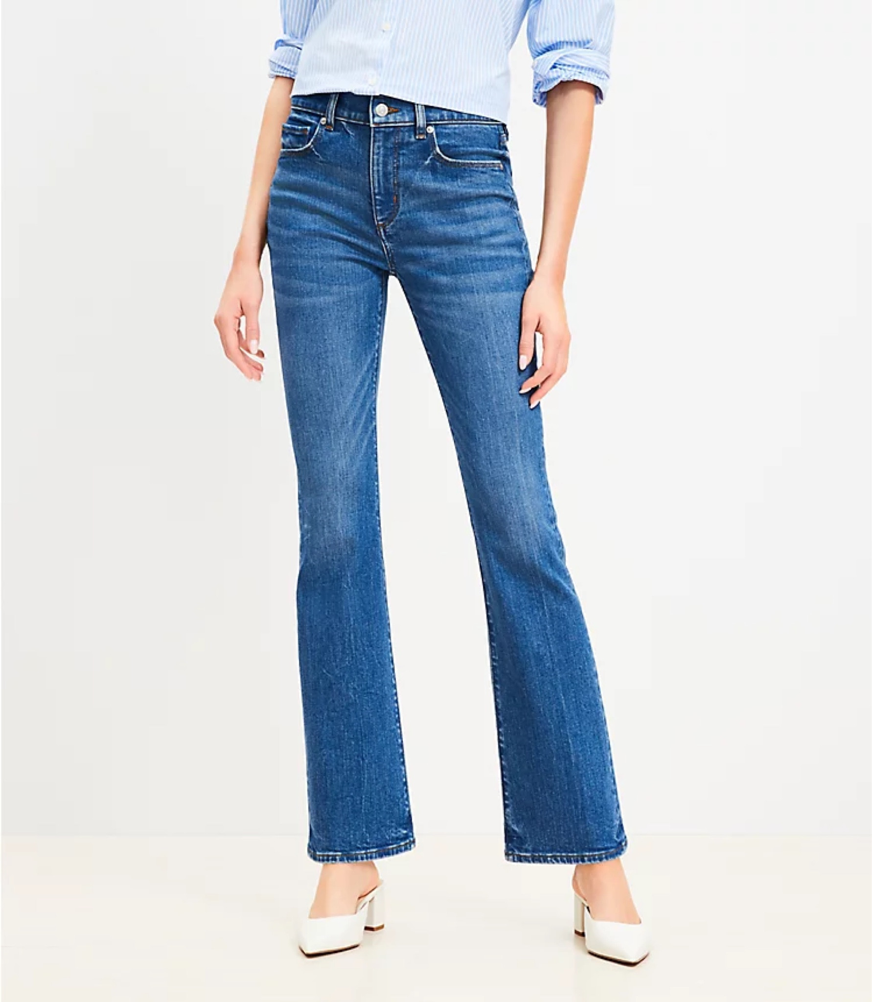 LOFT denim - Mid Rise Boot Jeans in Authentic Dark Wash - Back to School Jeans #loveloft #loft

#LTKOver40 #LTKBacktoSchool #LTKSaleAlert