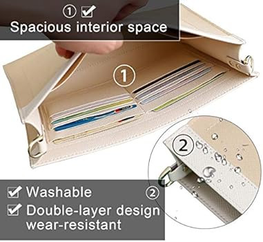 OAikor Purse Insert Organizer Bag compatible with LV Toiletry Pouch 26 19 Premium Microfiber leather | Amazon (US)