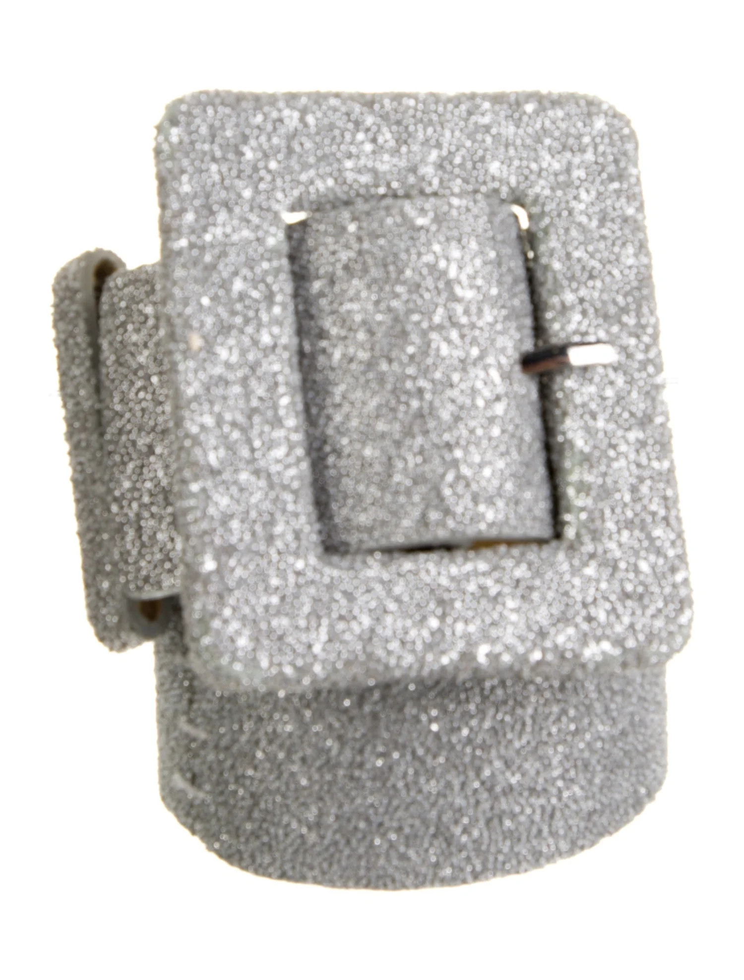 Wide Glitter Accents Waist Belt | The RealReal