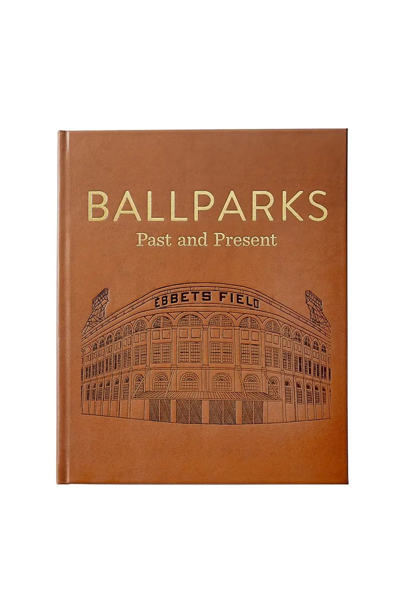 Ballparks Past and Present Leather Coffee Table Book | Nordstrom