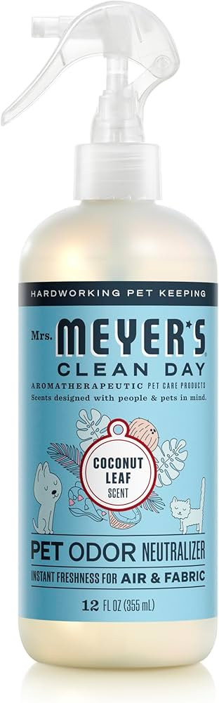 MRS. MEYER'S CLEAN DAY Pet Odor Neutralizer, Coconut Leaf Scent, 12oz | Amazon (US)