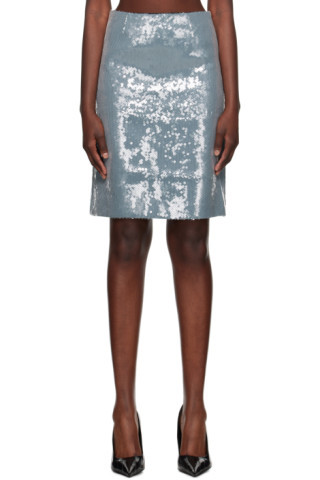 Blue Wile Midi Skirt | SSENSE