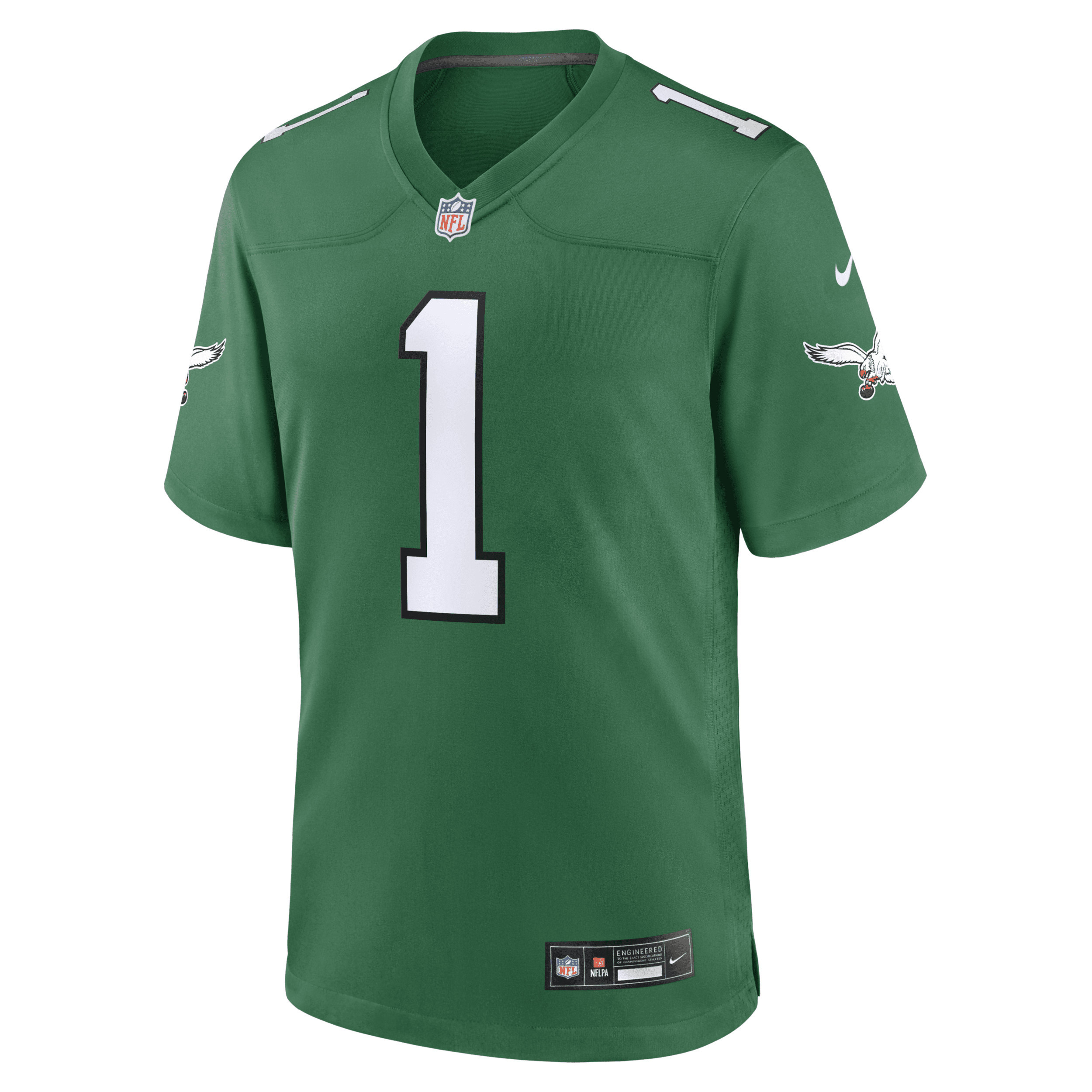 Jalen Hurts Philadelphia Eagles Nike Men's NFL Game Football Jersey in Green | 67NM03T786F-CY0 | Nike (US)