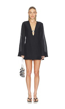 Paloma Plunged Long Sleeve Mini Dress
                    
                    Shona Joy | Revolve Clothing (Global)