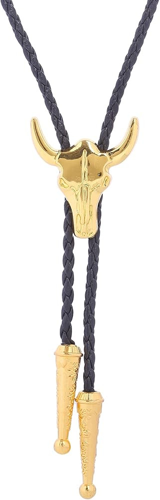 HUABOLA CALYN Native American Bolo tie Rodeo Cowboy Leather Necktie Western Bolo ties for Men Wom... | Amazon (US)