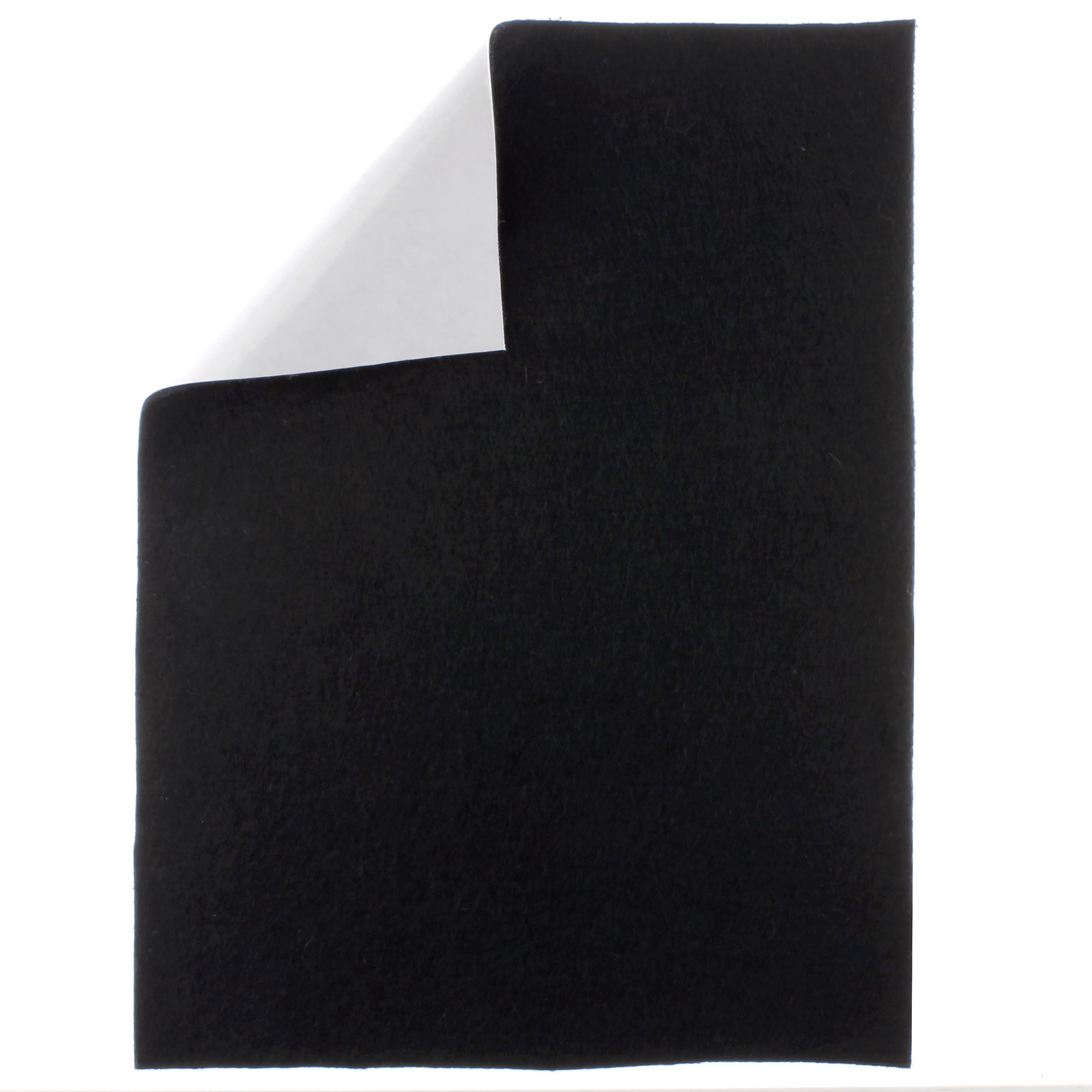 Merino Wool Blend Felt Crafting Sheets Adhesive Backed ( 8 5/8" x 11 5/8") - Black | Walmart (US)