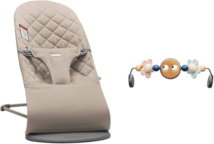 BabyBjörn Bouncer Bliss, Sand Gray, Cotton (006017US) | Amazon (US)