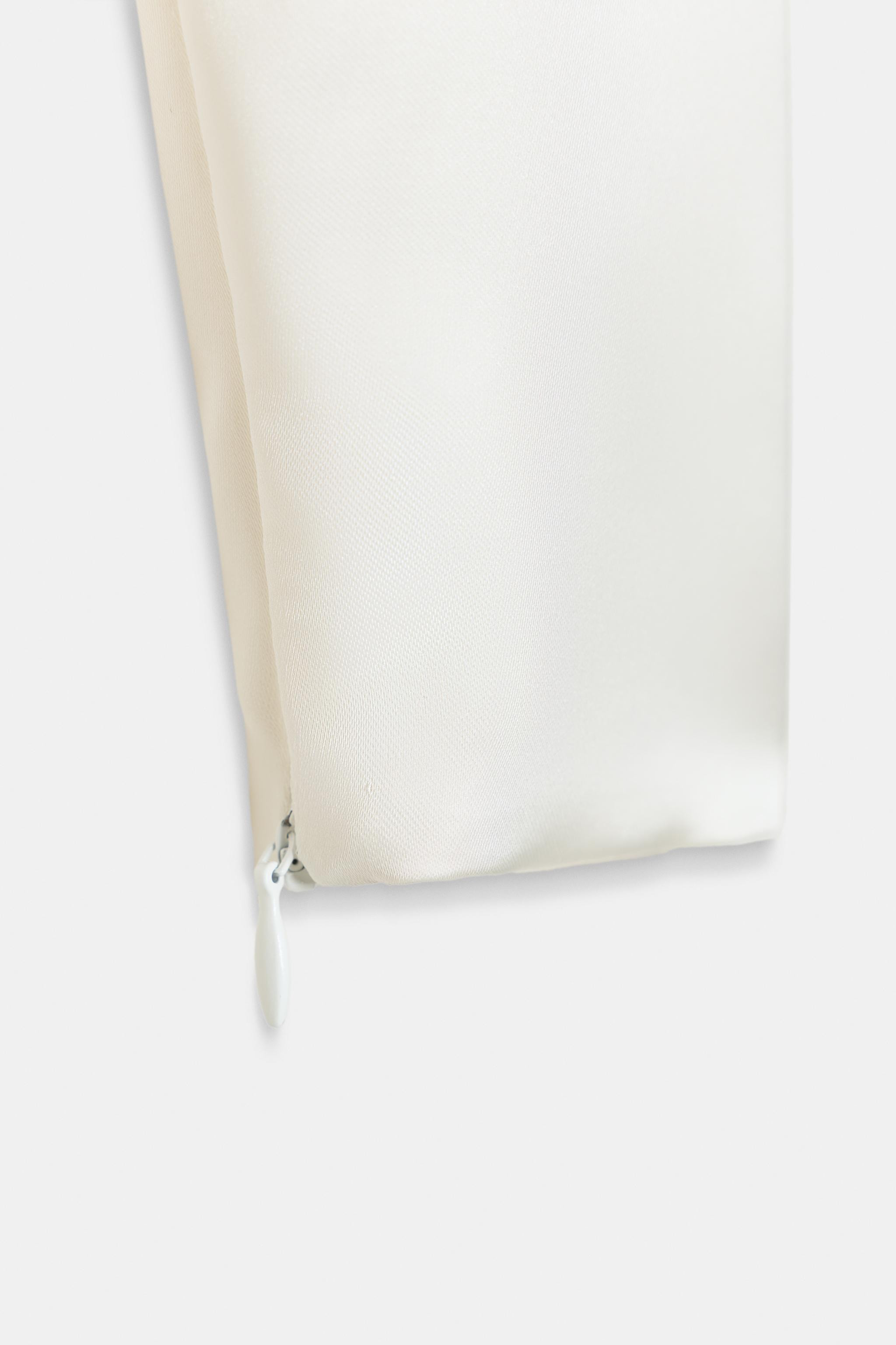 SATIN SHIRT WITH BOW DETAIL AT THE BACK | Zara UK