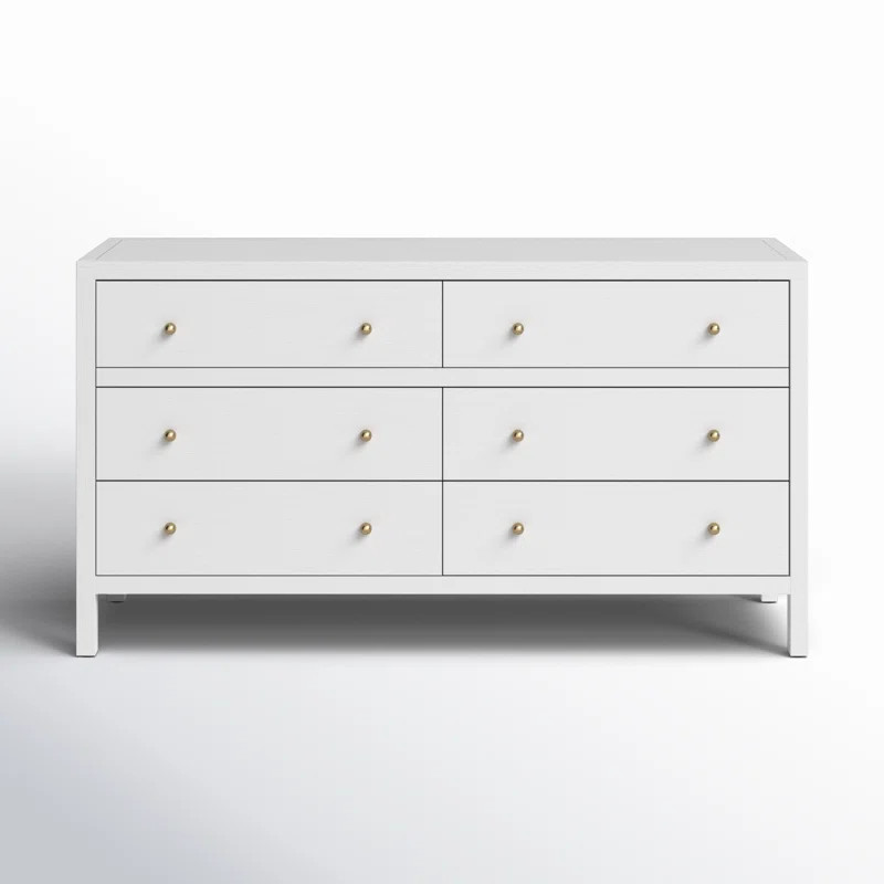Celine 6 Drawer 60" W Double Dresser | Wayfair North America