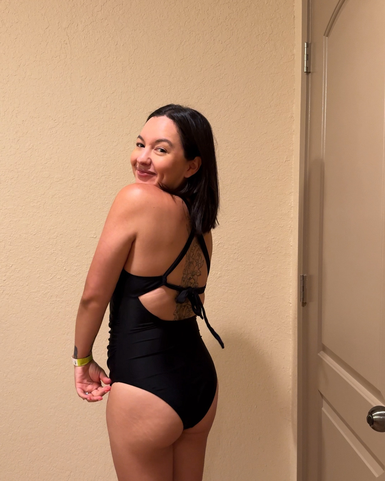 Super flattering black one piece bathing suit from Amazon ❤️ #amazonfashion 

#LTKSeasonal #LTKFindsUnder50 #LTKSummerSales