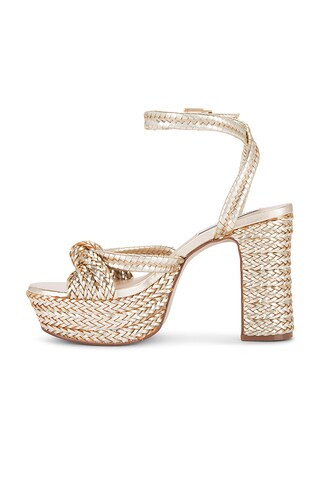 Ibiza Heel in Gold | Revolve Clothing (Global)