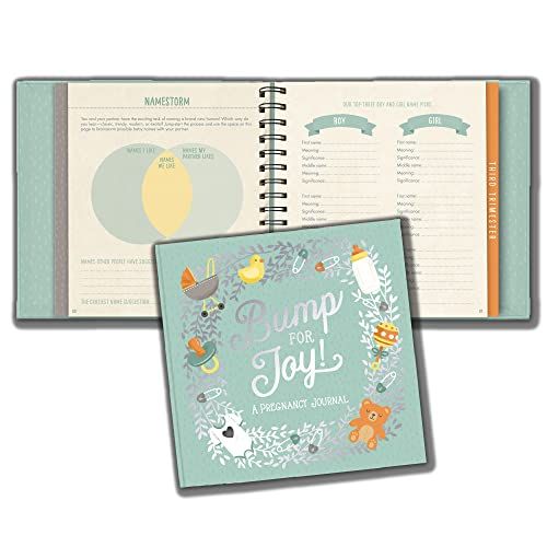 Guided Pregnancy Journal by Studio Oh! - Bump for Joy - 9" x 9" - Beautifully Illustrated Hardcover  | Amazon (US)