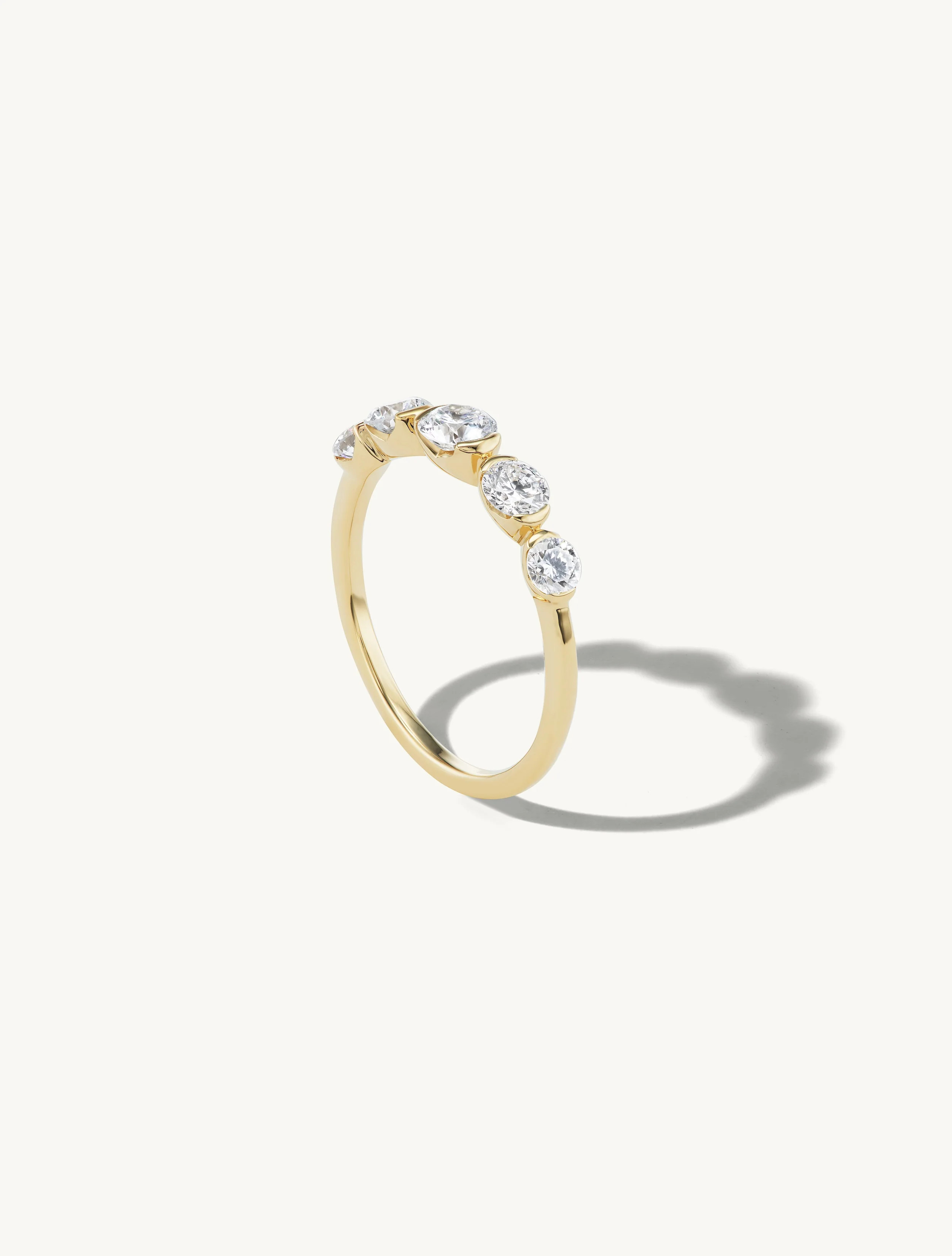 Sunrise Five Diamond Ring | Sophie Ratner Jewelry