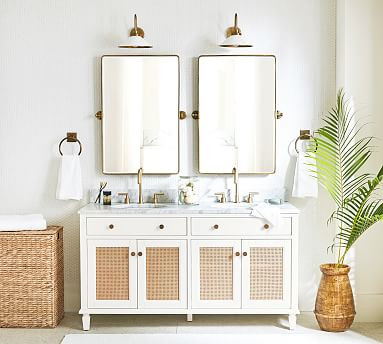 Sausalito 60" Double Sink Bath Vanity | Pottery Barn (US)