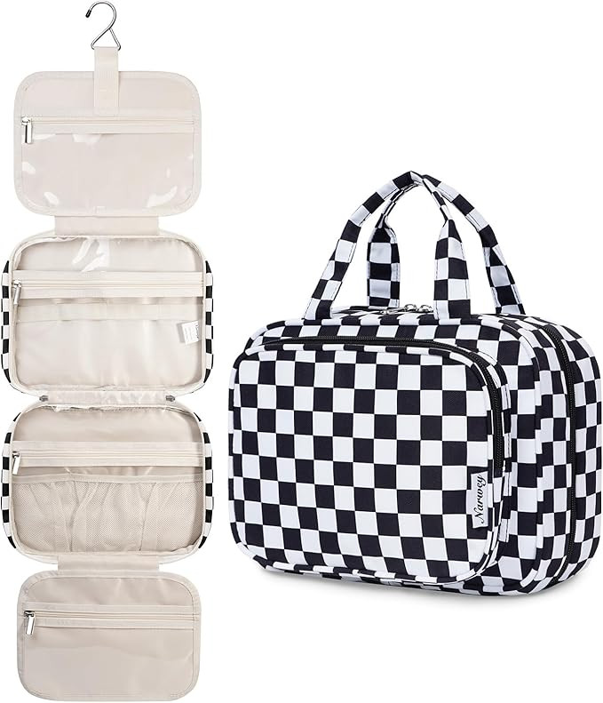 Narwey Hanging Toiletry Bag for Women Travel Makeup Bag Organizer Toiletries Bag for Travel Size ... | Amazon (CA)