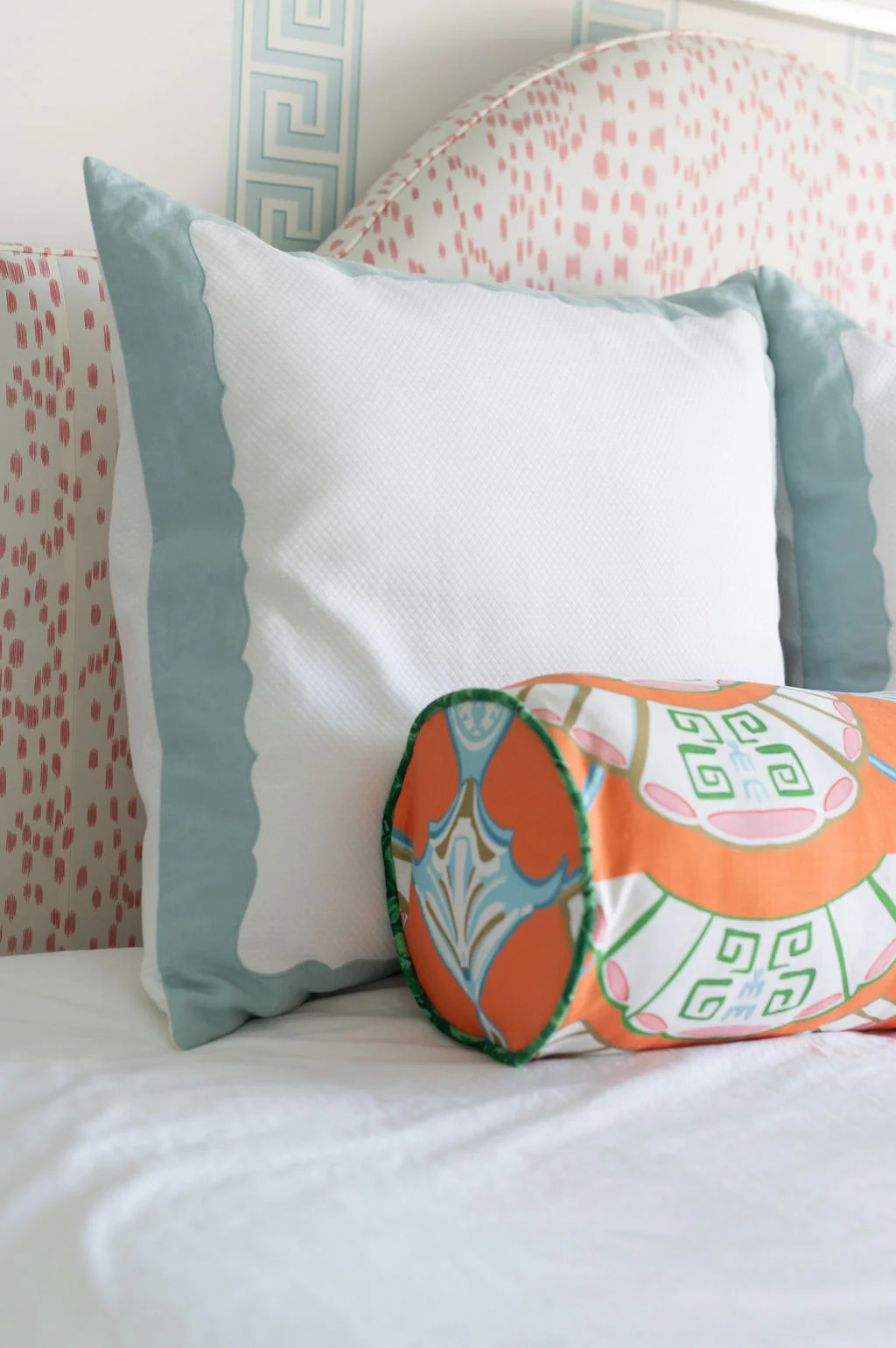 Fan Club\u00a9 Round Bolster Pillow | House Of MBR