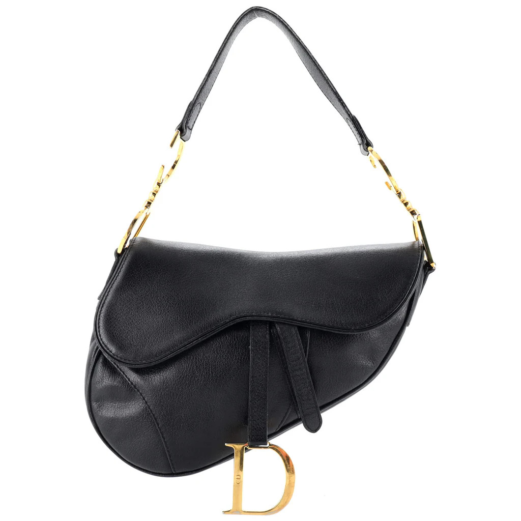 Vintage Saddle Bag Leather Medium | Rebag