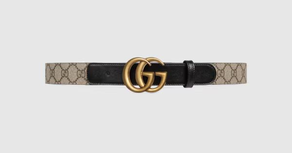 Gucci GG belt with Double G buckle | Gucci (US)
