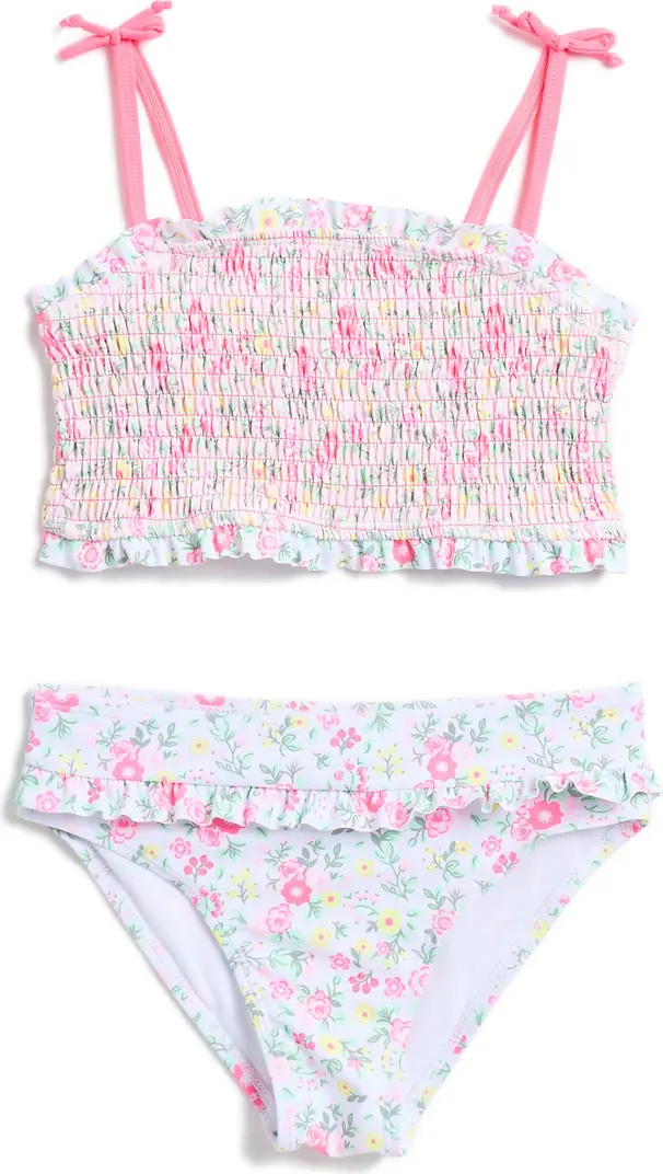 Nicole Miller Kids' Floral 2-Piece Swimsuit | Nordstromrack | Nordstrom Rack