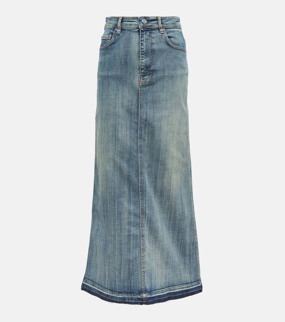 High-rise denim maxi skirt | Mytheresa (US/CA)