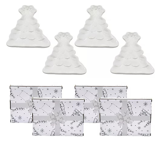 Temp-tations Seasonal Set of (4) Spoon Rests with Gift Boxes - QVC.com | QVC