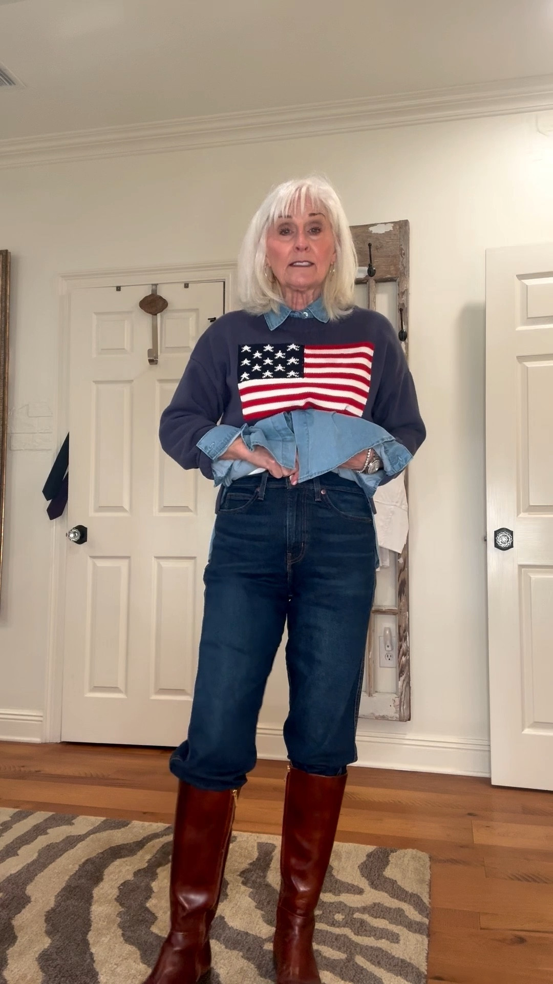 Last day of Winter OOTD inspired by Ralph Lauren!

#LTKootd #LTKMidsize #LTKSaleAlert