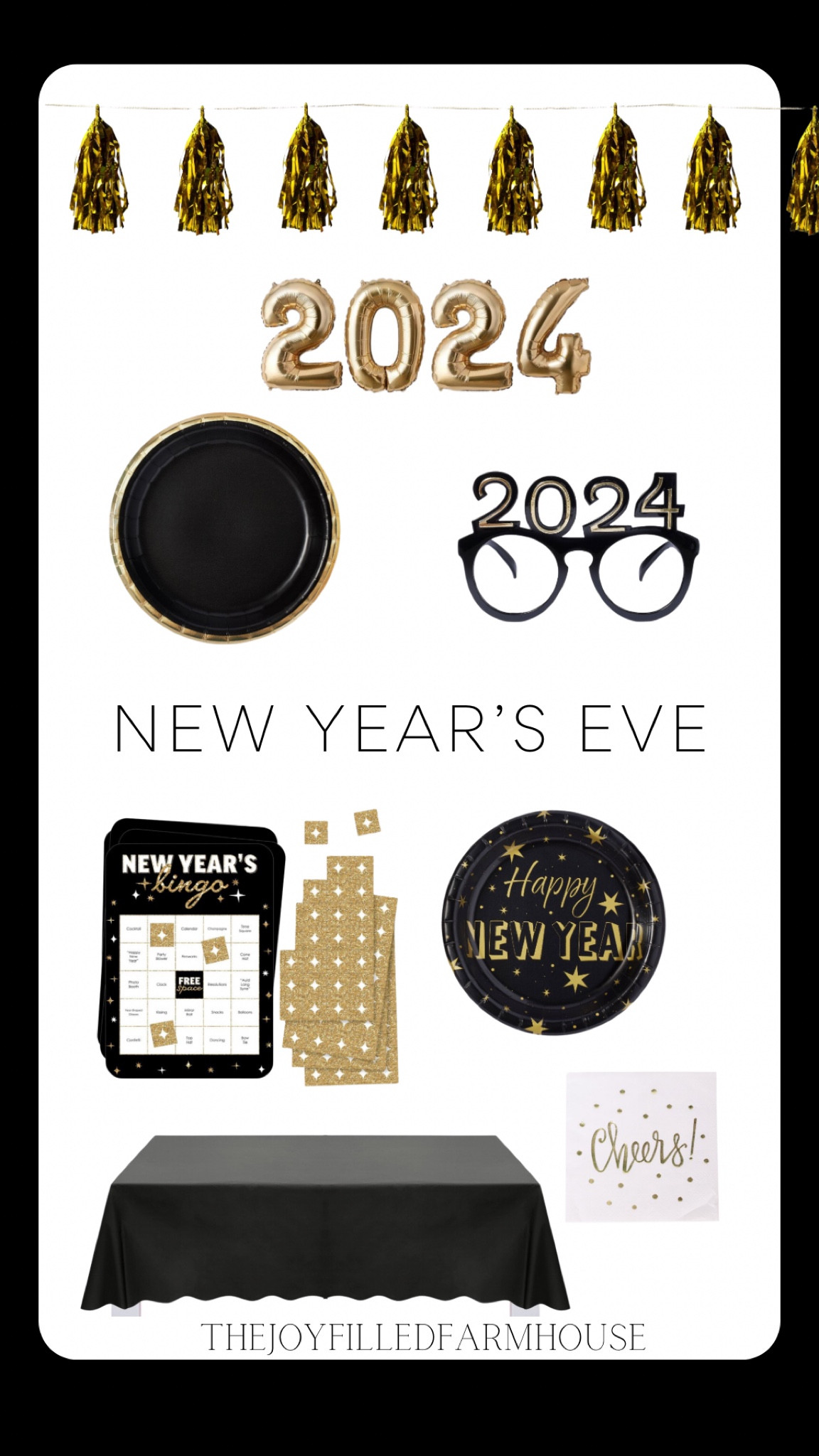 New Year’s Eve decor

New Year’s Eve decorations 
NYE 
New Year’s Eve party

#LTKhome #LTKparties #LTKSeasonal