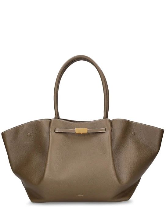New york grain leather tote bag - DeMellier - Women | Luisaviaroma | Luisaviaroma