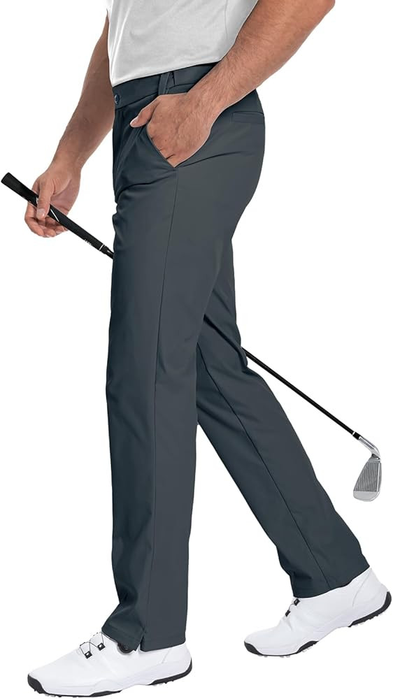 Moosehill Men's-Golf-Pants-Classic-Fit Stretch Quick Dry Lightweight Dress Work Casual Outdoor Co... | Amazon (US)