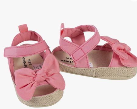 Pink bow sandals for baby girl 

#LTKbaby #LTKshoecrush #LTKfindsunder50