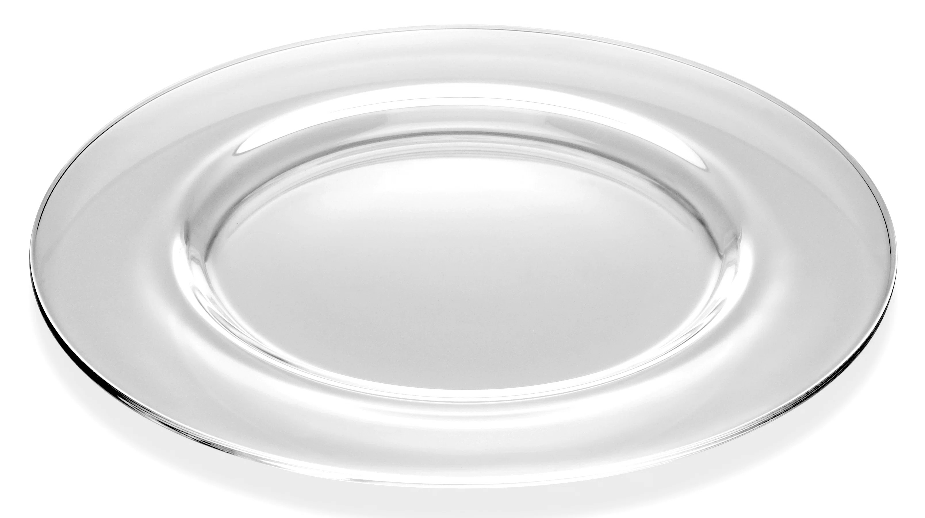 Rialto Glass Charger (Set of 2) | Wayfair North America