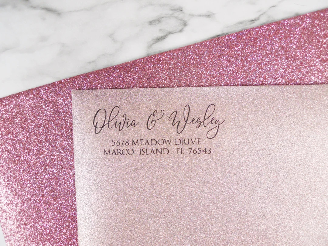 Return Address Labels, White and Clear Address Label, Custom Address Label, Wedding Sticker, Pers... | Etsy (US)