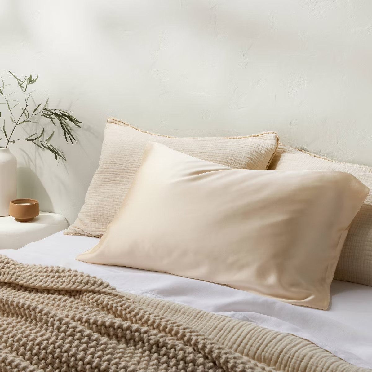 Solid Silk Pillowcase - Casaluna™ | Target
