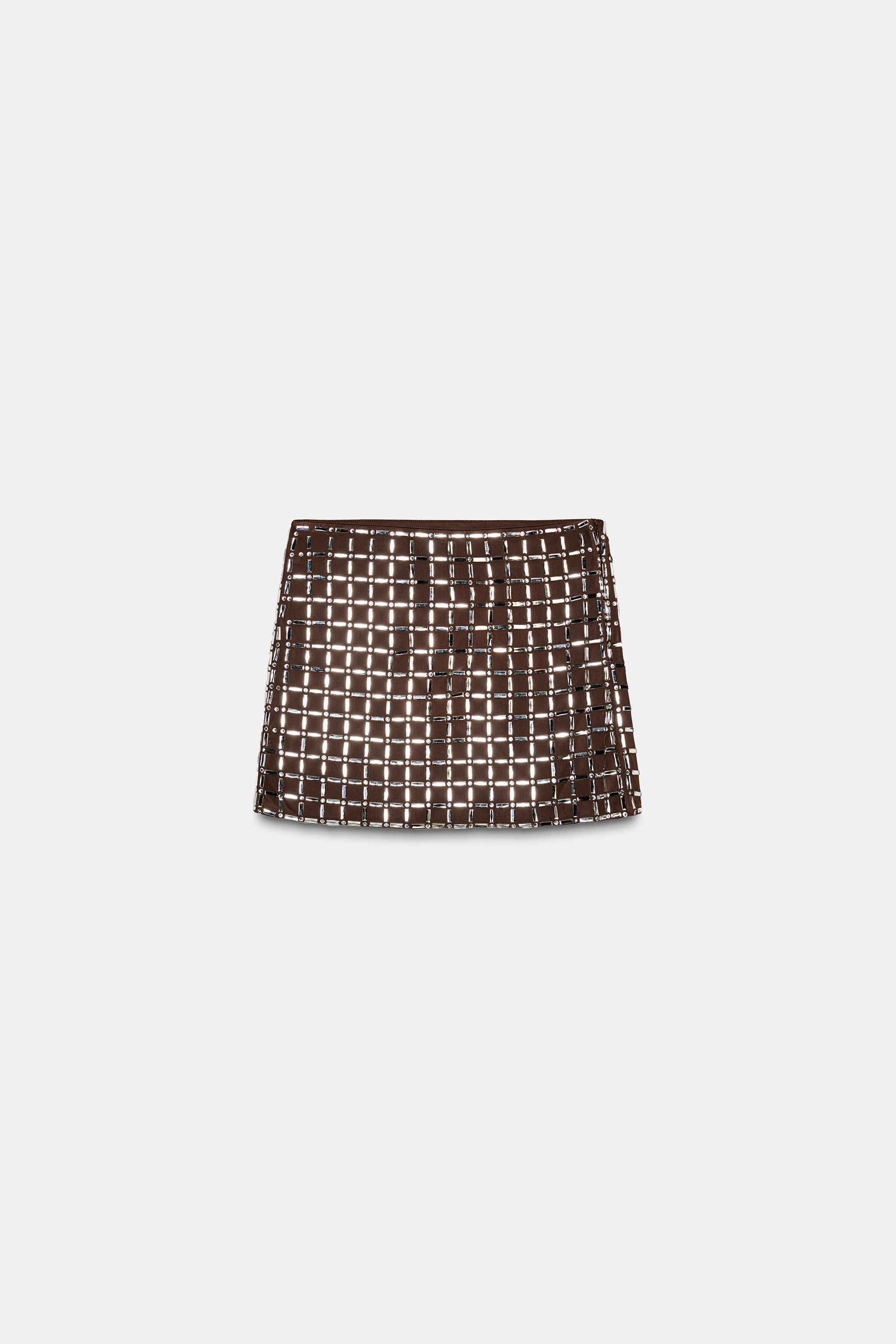 SHINY MINI SKIRT | Zara UK