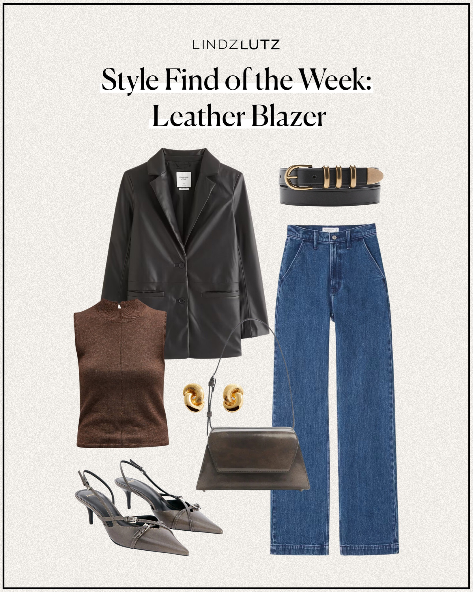 How to style my style find of the week- a leather blazer! 

Fall style inspo, fall outfit idea, night out style, date night outfit

#LTKover40 #LTKstyletip