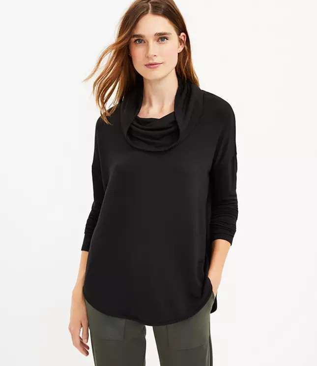 Lou & Grey Signaturesoft Cowl Top | LOFT